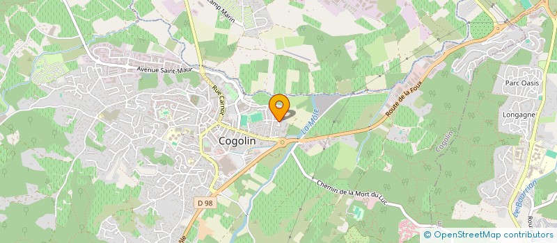 localisation de l'entreprise MYASTYLE  COGOLIN