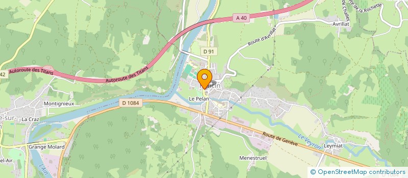 localisation de l'entreprise MYATHERA à PONCIN