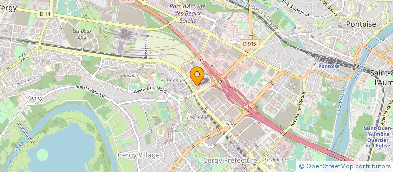 localisation de l'entreprise MYBARBER  CERGY