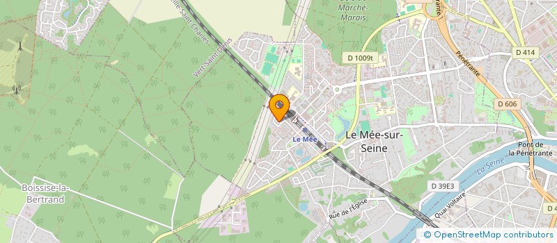 localisation de l'entreprise MYBAT à LE MEE-SUR-SEINE