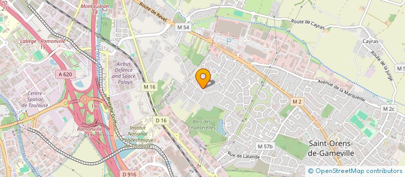 localisation de l'entreprise MYBEN  SAINT-ORENS-DE-GAMEVILLE