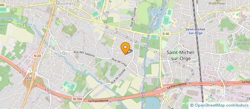 localisation de l'entreprise MYBESTCAB à LONGPONT-SUR-ORGE