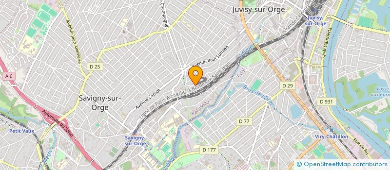 localisation de l'entreprise MYBIGDIL à SAVIGNY-SUR-ORGE