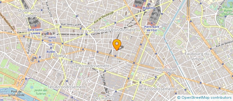 localisation de l'entreprise MYBIO à PARIS