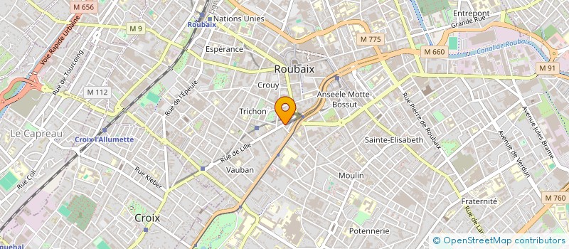 localisation de l'entreprise MYBK CONSULTING  ROUBAIX