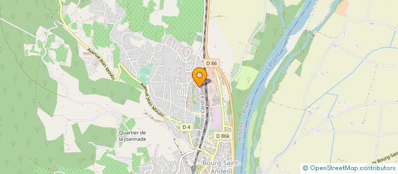 localisation de l'entreprise MYBLA SOLUTIONMY à BOURG-SAINT-ANDEOL