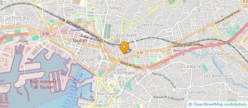 localisation de l'entreprise MYBLISSING II  TOULON