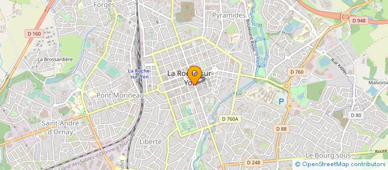 localisation de l'entreprise MYBLOO à LA ROCHE-SUR-YON