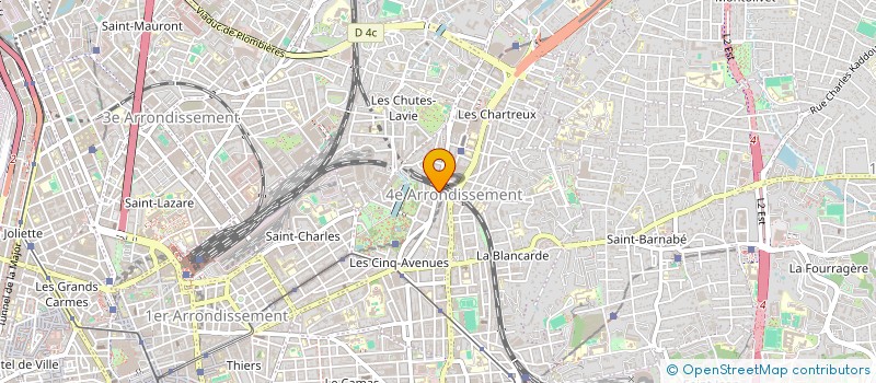 localisation de l'entreprise MYBODY2.0 à MARSEILLE