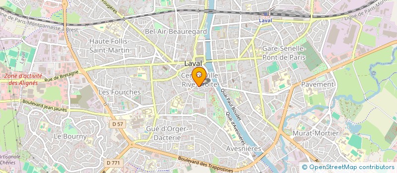 localisation de l'entreprise MYBURGER à LAVAL