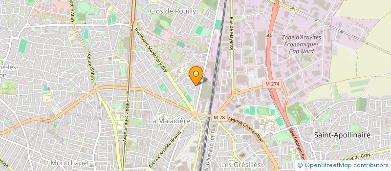 localisation de l'entreprise MYBUZINESS  DIJON