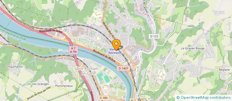 localisation de l'entreprise MYC  VIENNE