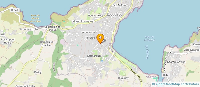 localisation de l'entreprise MYC CONSULTING  LOCQUIREC