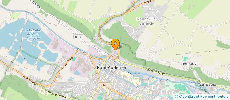 localisation de l'entreprise MYC-EVOLUTION à PONT-AUDEMER