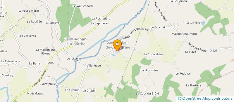 localisation de l'entreprise MYC2L à SAINT-AUBIN-DE-COURTERAIE