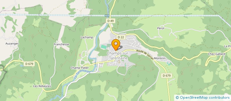 localisation de l'entreprise MYCA à CHAMPS-SUR-TARENTAINE-MARCHAL