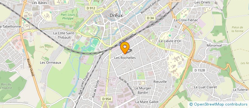 localisation de l'entreprise MYCAB28 à DREUX