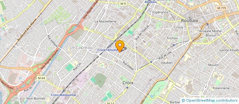 localisation de l'entreprise MYCAEL BLANCHE à CROIX