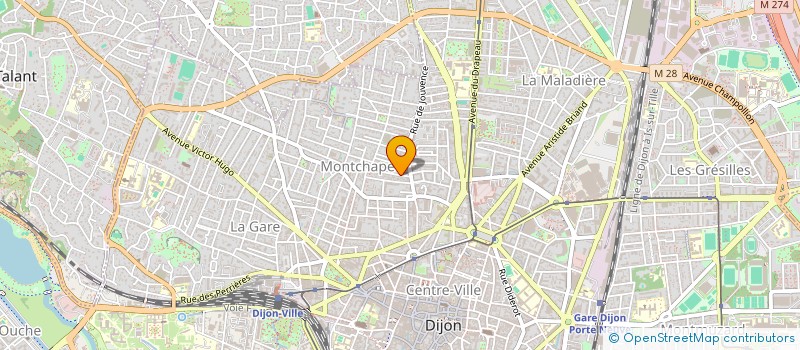 localisation de l'entreprise MYCAL à DIJON