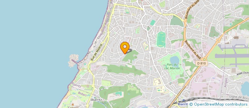 localisation de l'entreprise MYCALIS à BIARRITZ