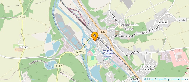 localisation de l'entreprise MYCARLINE  SOUPPES-SUR-LOING