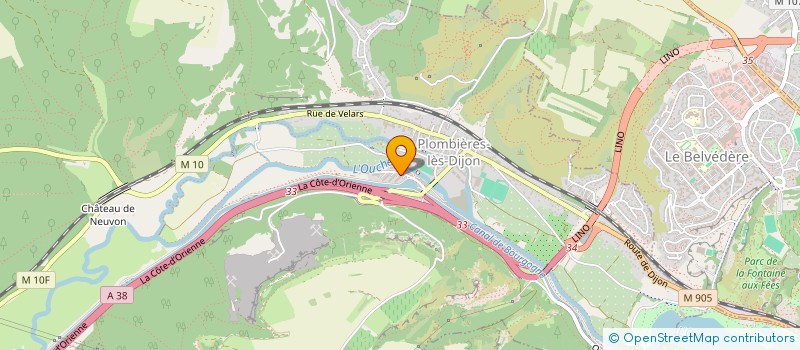 localisation de l'entreprise MYCARSHARING  PLOMBIERES-LES-DIJON