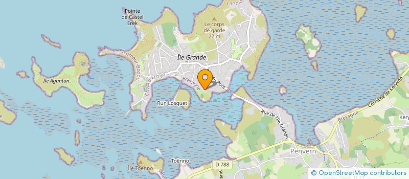 localisation de l'entreprise MYCDANIEL  PLEUMEUR-BODOU