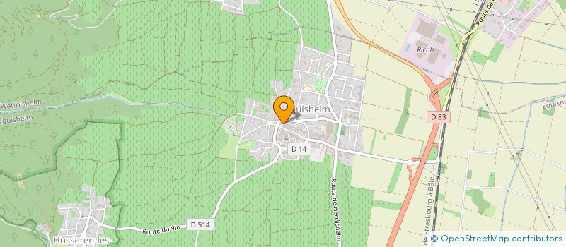 localisation de l'entreprise MYCELIA à EGUISHEIM