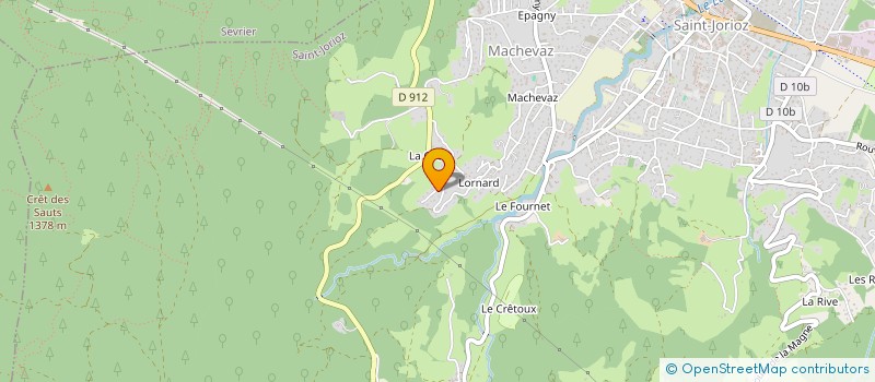 localisation de l'entreprise MYCELIS  SAINT-JORIOZ