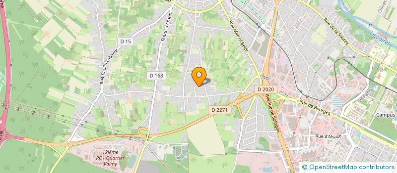 localisation de l'entreprise MYCELIUM à OLIVET