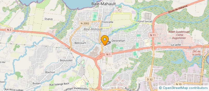 localisation de l'entreprise MYCELIUM LOKAL PROJECT  BAIE-MAHAULT