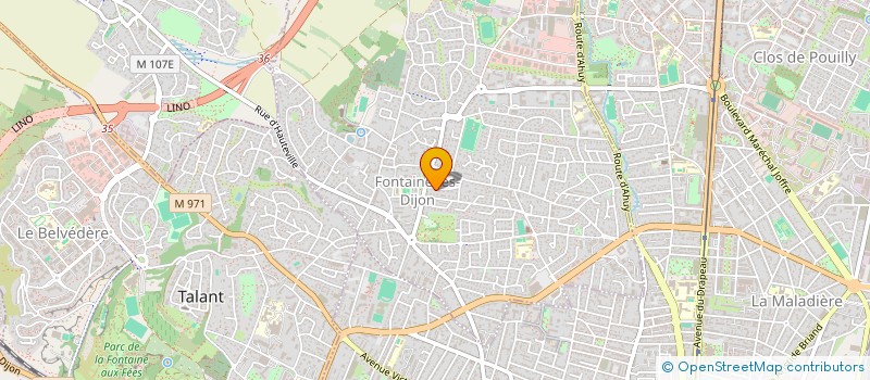 localisation de l'entreprise MYCENKA  FONTAINE-LES-DIJON