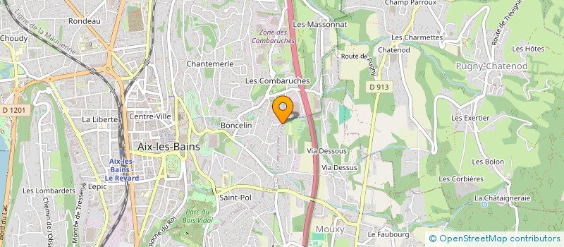 localisation de l'entreprise MYCHEVALEX  AIX-LES-BAINS