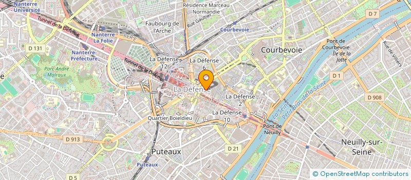 localisation de l'entreprise MYCLE  COURBEVOIE