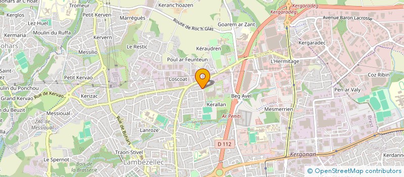 localisation de l'entreprise MYCLEANERS BREST à BREST