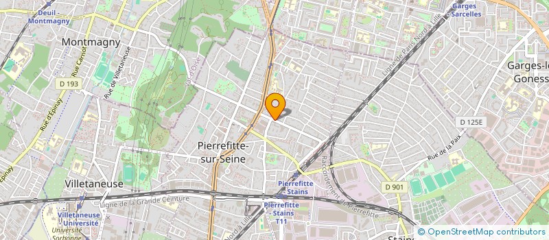 localisation de l'entreprise MYCLIM SERVICES à PIERREFITTE-SUR-SEINE