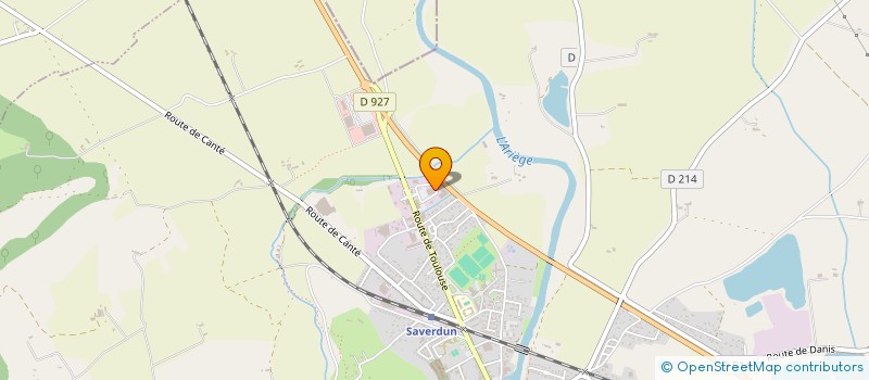 localisation de l'entreprise MYCO 09 à SAVERDUN