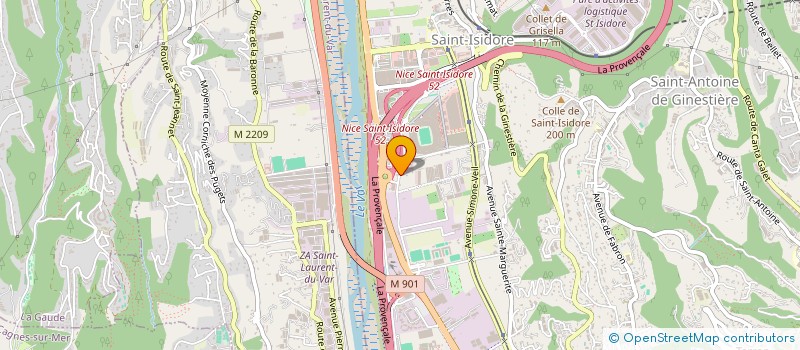 localisation de l'entreprise MYCOACH PRO à NICE