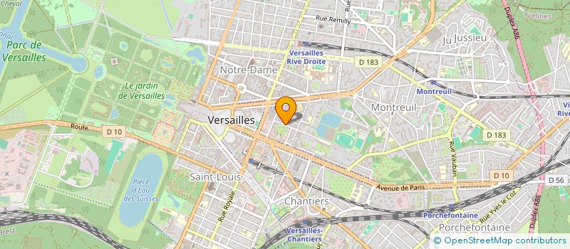 localisation de l'entreprise MYCOMPANYFILES à VERSAILLES