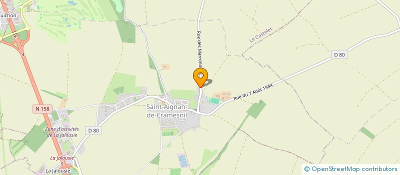 localisation de l'entreprise MYCS.13  LE CASTELET