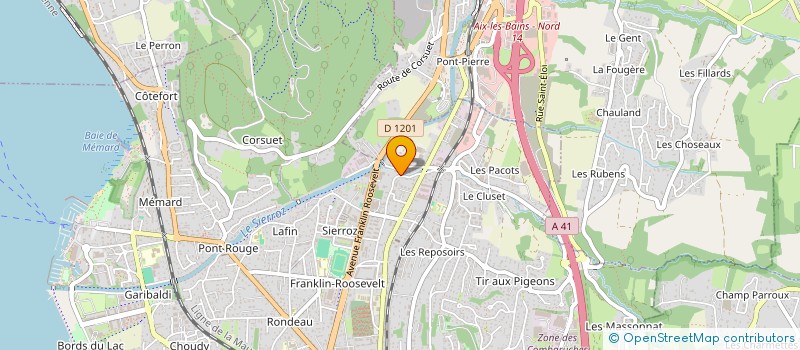 localisation de l'entreprise MYCS  AIX-LES-BAINS