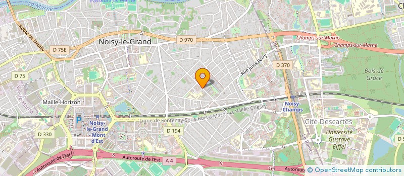 localisation de l'entreprise MYD  NOISY-LE-GRAND