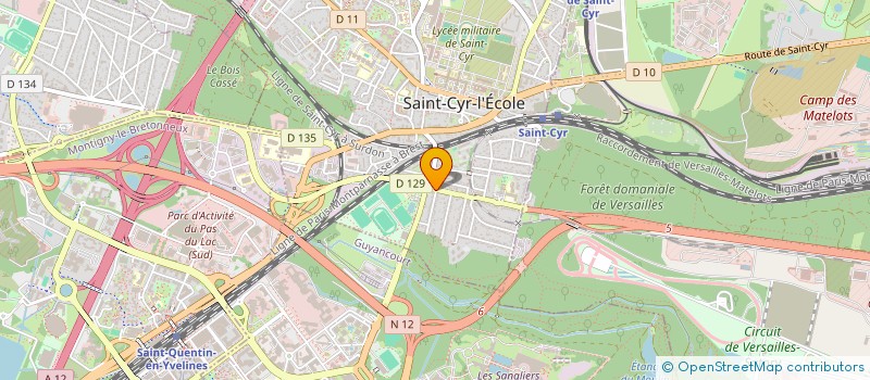 localisation de l'entreprise MYD ASCENSEURS  SAINT-CYR-L'ECOLE