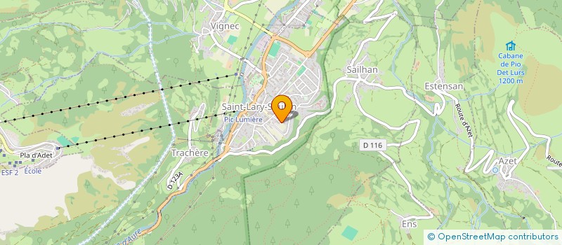 localisation de l'entreprise MYDACE  SAINT-LARY-SOULAN