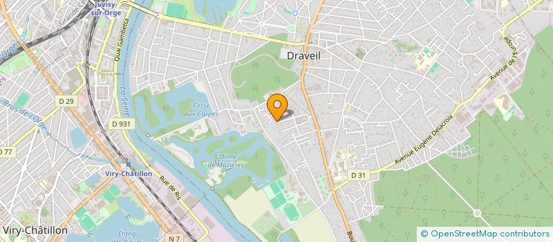 localisation de l'entreprise MYDD ENERGIE à DRAVEIL
