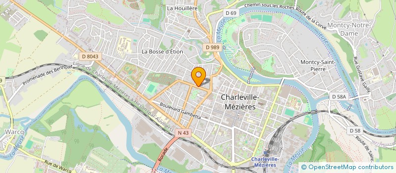 localisation de l'entreprise MYDEM à CHARLEVILLE-MEZIERES