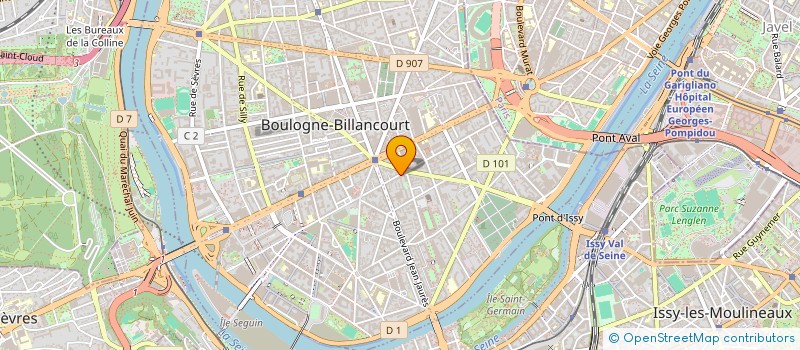 localisation de l'entreprise MYDIGICOMPANY à BOULOGNE-BILLANCOURT