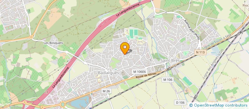 localisation de l'entreprise MYDIPA à BAILLARGUES