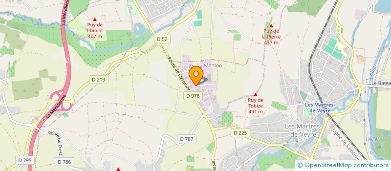 localisation de l'entreprise MYDIS à VEYRE-MONTON