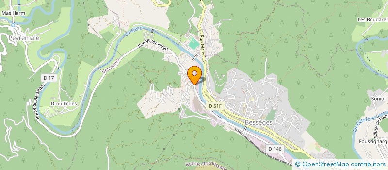 localisation de l'entreprise MYDOM  BESSEGES